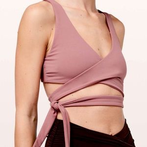 Lululemon Still the Mind bra in quicksand size 4